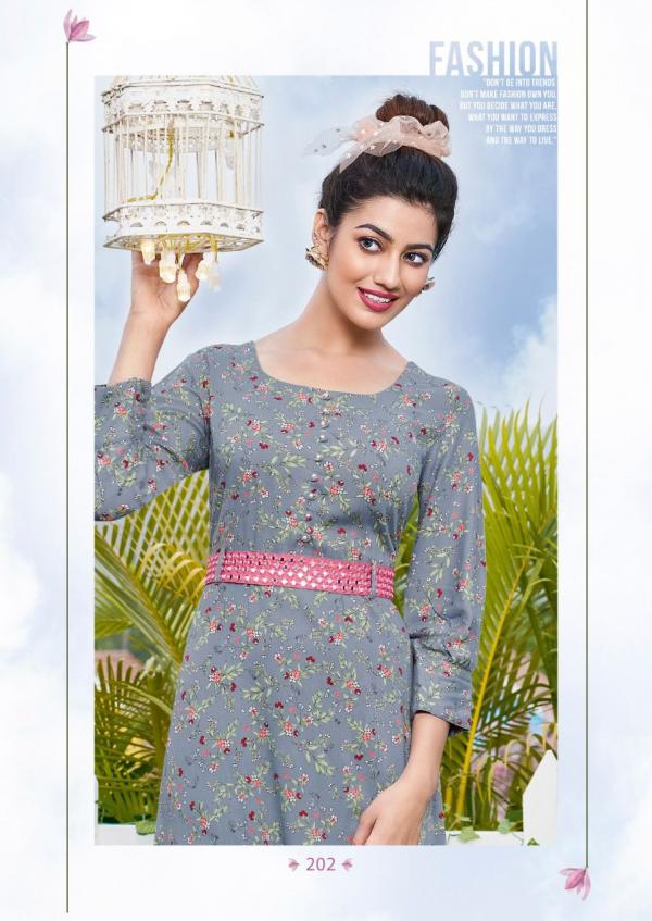 Karissa Kinlee Vol 2 Rayon Print With Designer Exclusive Kurti Collection